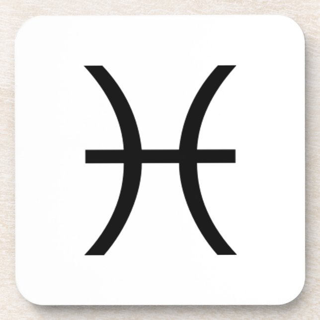 Pisces Untersetzer (Vorderseite)