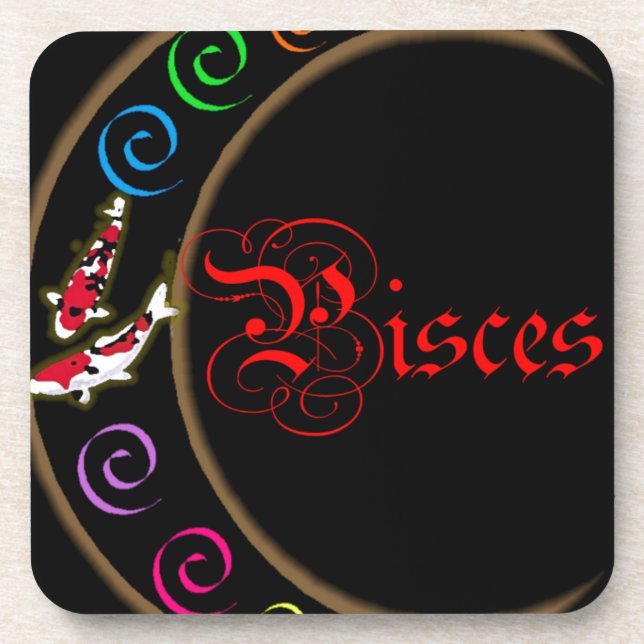 Pisces Untersetzer (Vorderseite)