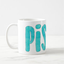 Pisces White Coffee Tasse