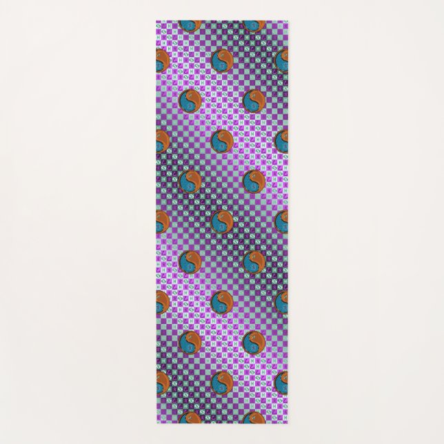 Pisces & Wood Boar Yogamatte (Vorderseite)