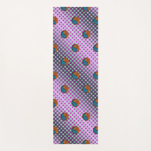 Pisces & Wood Rooster Yogamatte (Vorderseite)