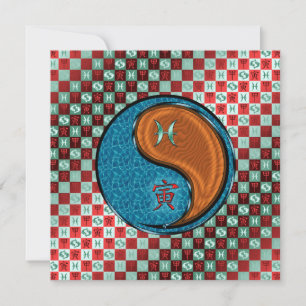 Pisces & Wood Tiger Karte