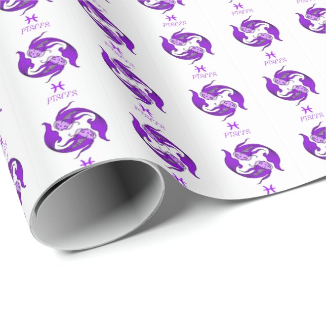 Pisces Wrapping Paper Geschenkpapier (Rolleneckpunkt)