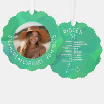 Pisces Zodiac Astrologie Foto Custom Birthdate