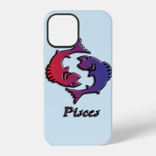 Pisces Zodiac Birth Sign Lila Astrologie iPhone 12 Hülle
