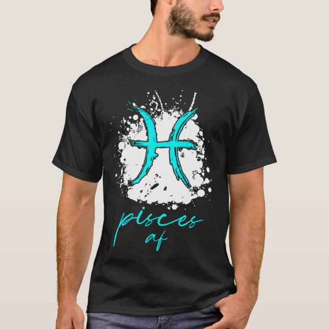 Pisces Zodiac By Berts T-Shirt (Vorderseite)