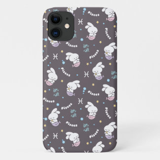 Pisces Zodiac Harmony: Bunny Mermaids Muster Case-Mate iPhone Hülle
