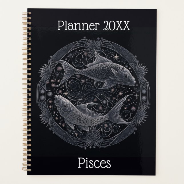 Pisces Zodiac Planner Planer (Vorderseite)
