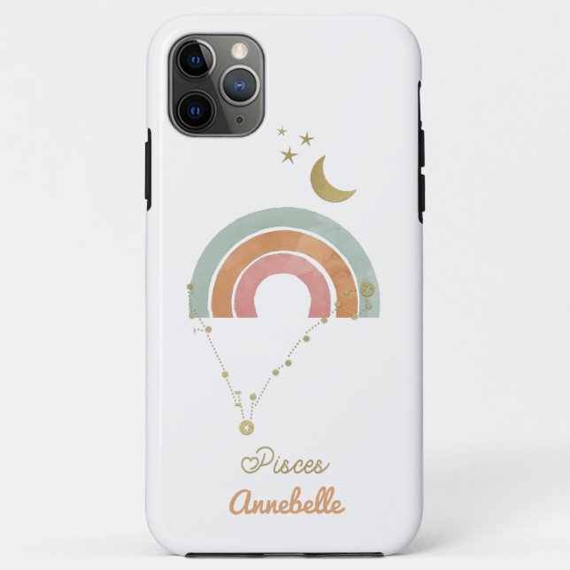 Pisces Zodiac Sign Case-Mate iPhone Hülle (Rückseite)