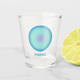 Pisces Zodiac Sign Stilvolle Gradient Schnapsglas