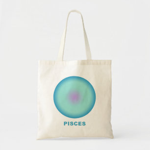 Pisces Zodiac Sign Stilvolle Gradient Tragetasche