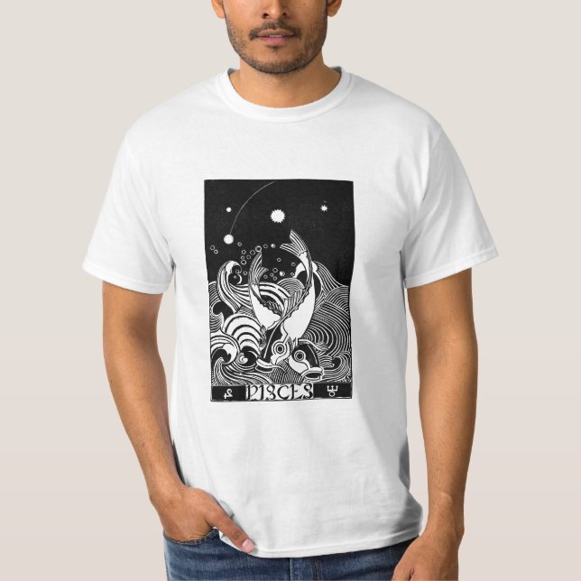 Pisces Zodiac Sign T-Shirt (Vorderseite)