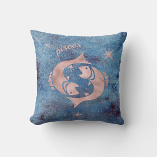 Pisces Zodiac Sign Throw Kissen