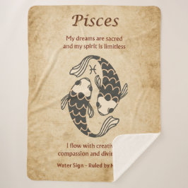Pisces Zodiac Sign with Affirmations Sherpadecke