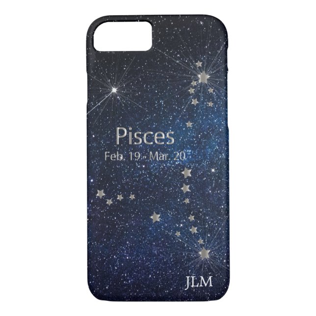Pisces - Zodiac Star Sign Case-Mate iPhone Hülle (Rückseite)