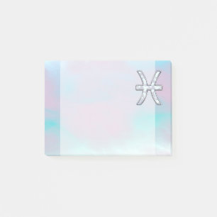 Pisces Zodiac Symbol Mutter der Perldekoration Post-it Klebezettel