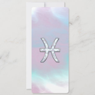 Pisces Zodiac Symbol Mutter von Perle Stil