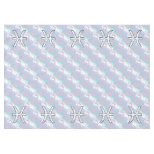 Pisces Zodiac Symbol Pastel Mutter Pearl Stil Tischdecke