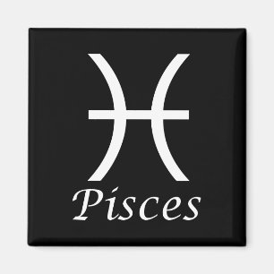 'Pisces' Zodiac-Zeichen Magnet