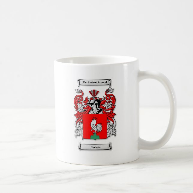 Pisciotta Wappen Tasse (Rechts)