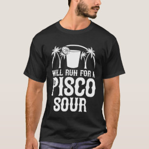 Pisco Sour Rezept Peruanisch Chilenisch T-Shirt