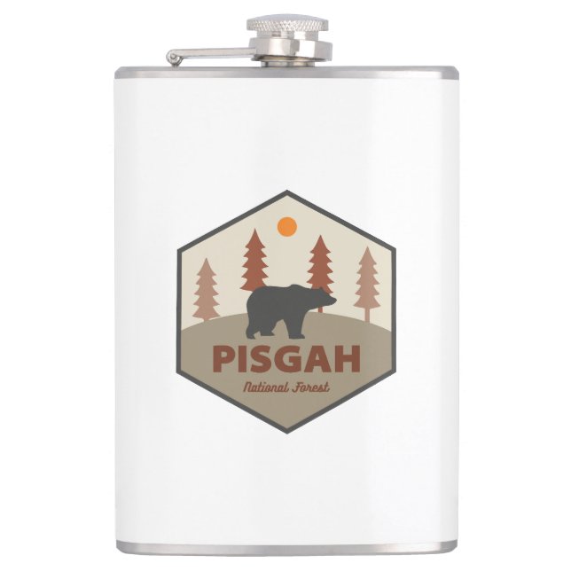 Pisgah National Forest Bear Flachmann (Vorderseite)