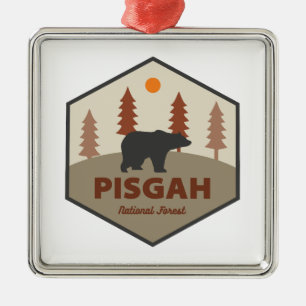 Pisgah National Forest Bear Ornament Aus Metall