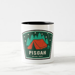 Pisgah National Forest Camping Zweifarbige Tasse