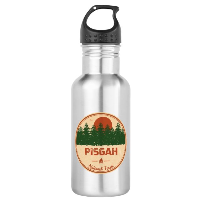 Pisgah National Forest Edelstahlflasche (Vorderseite)