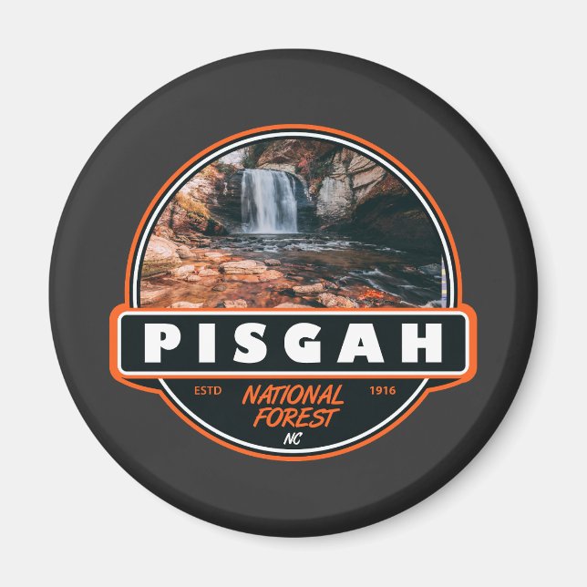 Pisgah National Forest North Carolina Emblem Magnet (Vorne)