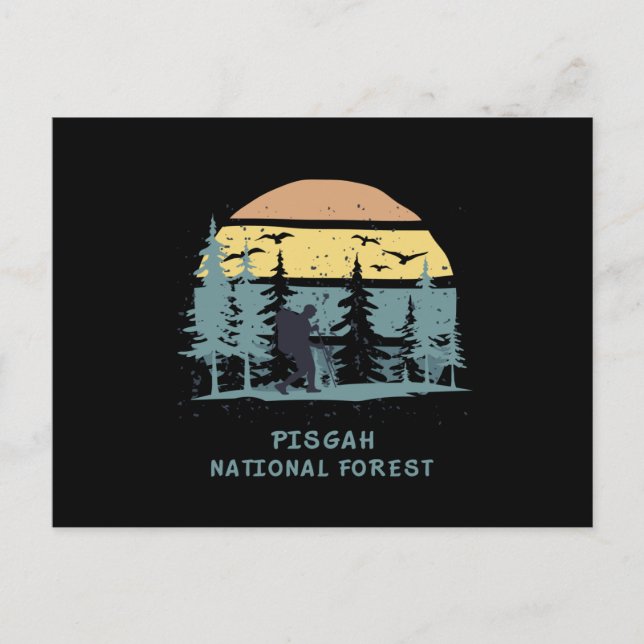 Pisgah National Forest Postkarte (Vorderseite)