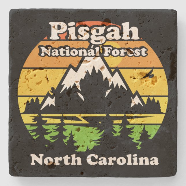 Pisgah National Forest Steinuntersetzer (Vorderseite)
