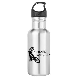 Pisgah North Carolina Mountainbiken zerstören Edelstahlflasche