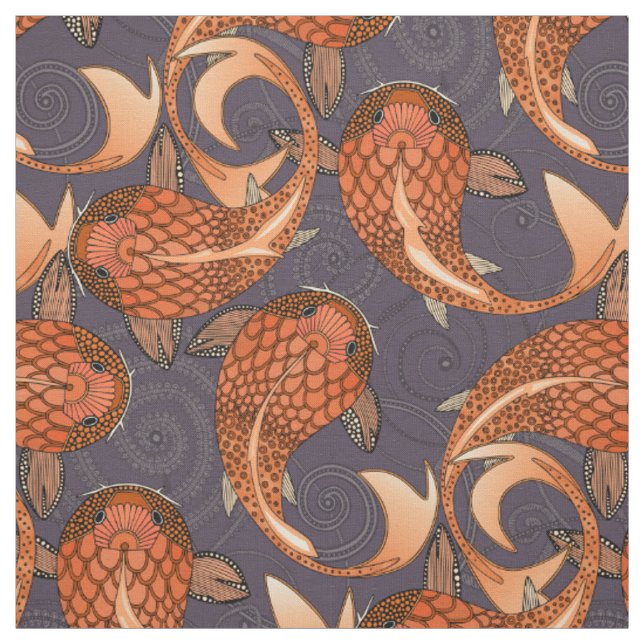 Pisley-Fisch Stoff (Muster)