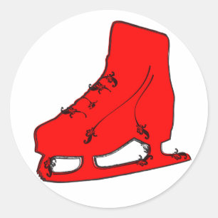 Pisley-Skate Runder Aufkleber