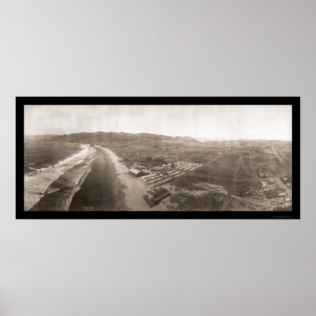 Pismo Beach, CA Foto 1906 Poster (Vorne)