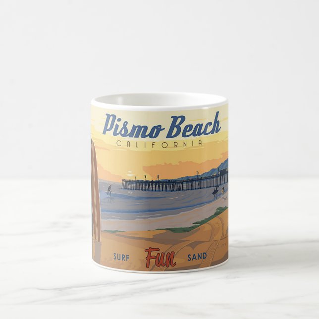 Pismo Beach Califorina Kaffeetasse (Mittel)