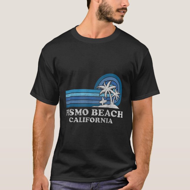 Pismo Beach California Family Summer Vacation Vint T-Shirt (Vorderseite)