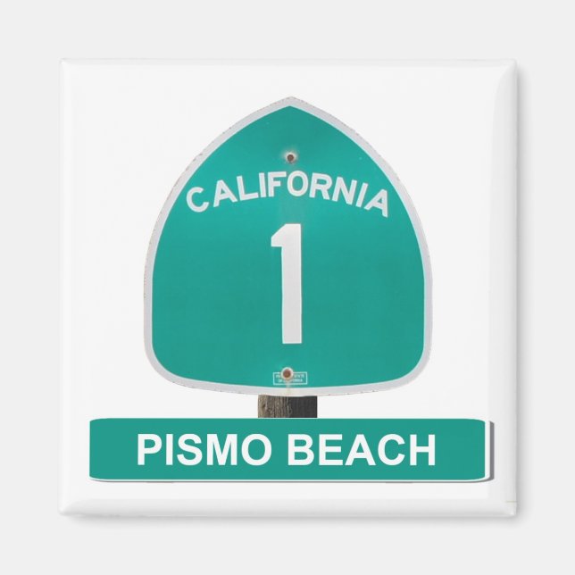 Pismo Beach, California Highway 1 Magnet (Vorne)