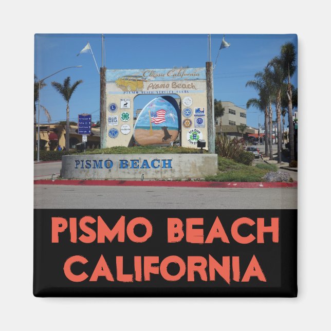 Pismo Beach California Magnet (Vorne)