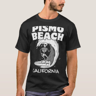 PISMO BEACH CALIFORNIA Surf Retro Wave Vintag Sur T-Shirt