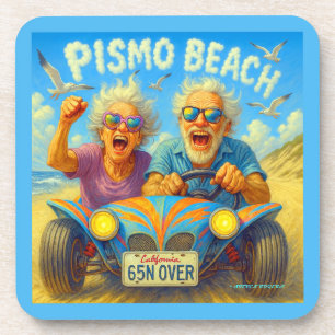 PISMO BEACH - Freude bei Vollgas. Getränkeuntersetzer