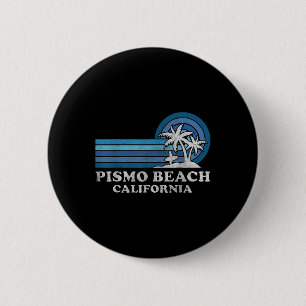 Pismo Beach Kalifornien Familien Sommerurlaub Vint Button