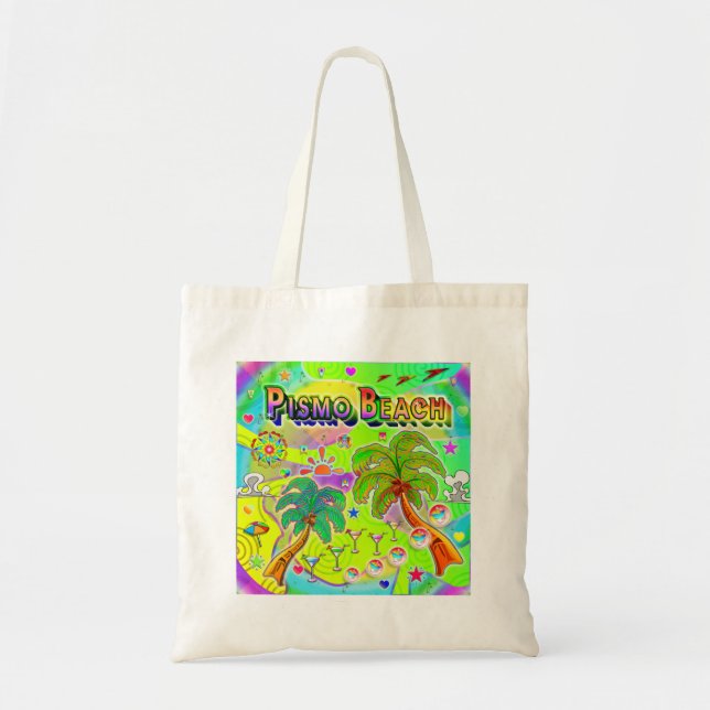 Pismo Beach Mind Focus Tote Bag Tragetasche (Vorne)
