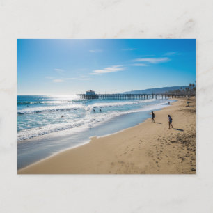 Pismo Beach Pier mittags Postkarte