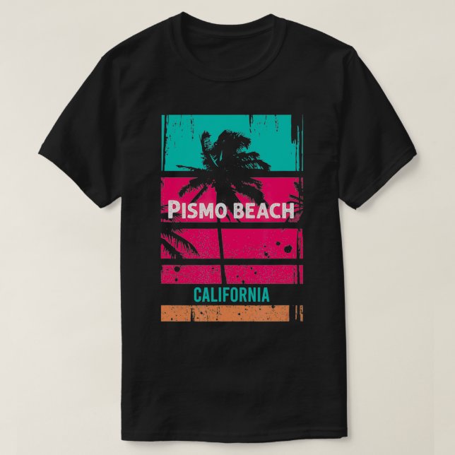 Pismo beach Souvenir California Erinnerung 1 T-Shirt (Design vorne)