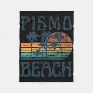Pismo Kalifornien Strand Sommerurlaub Vintage  Fleecedecke