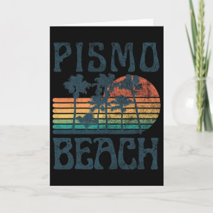 Pismo Kalifornien Strand Sommerurlaub Vintage Karte