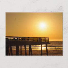 Pismo Pier in der Sonne Postkarte