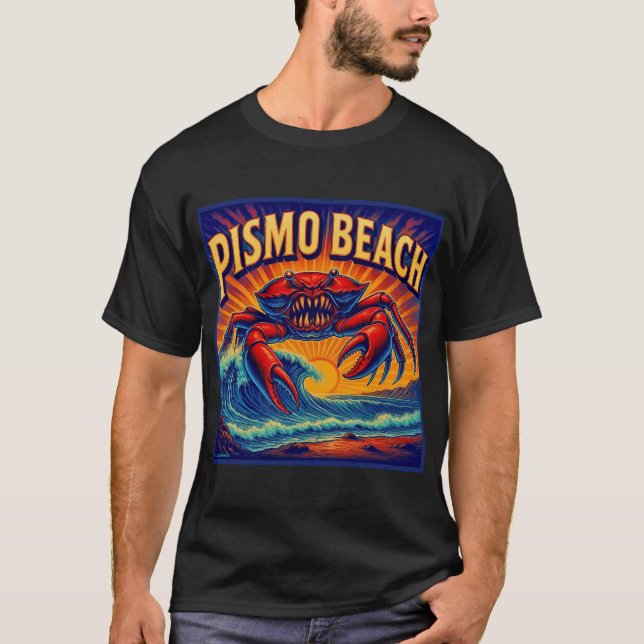 PISMO STRAND CRAB MONSTER T-SHIRT. T-Shirt (Vorderseite)